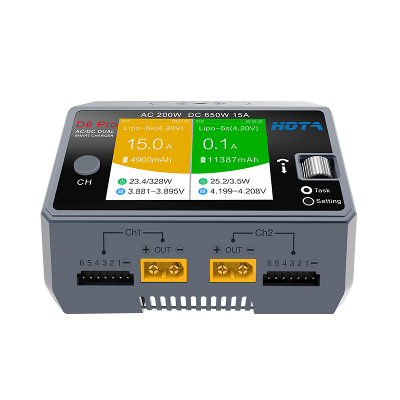Chargeur TA D6 Pro pour Salle  - Hota D6 Pro Dual Lipo Charger avis et prix