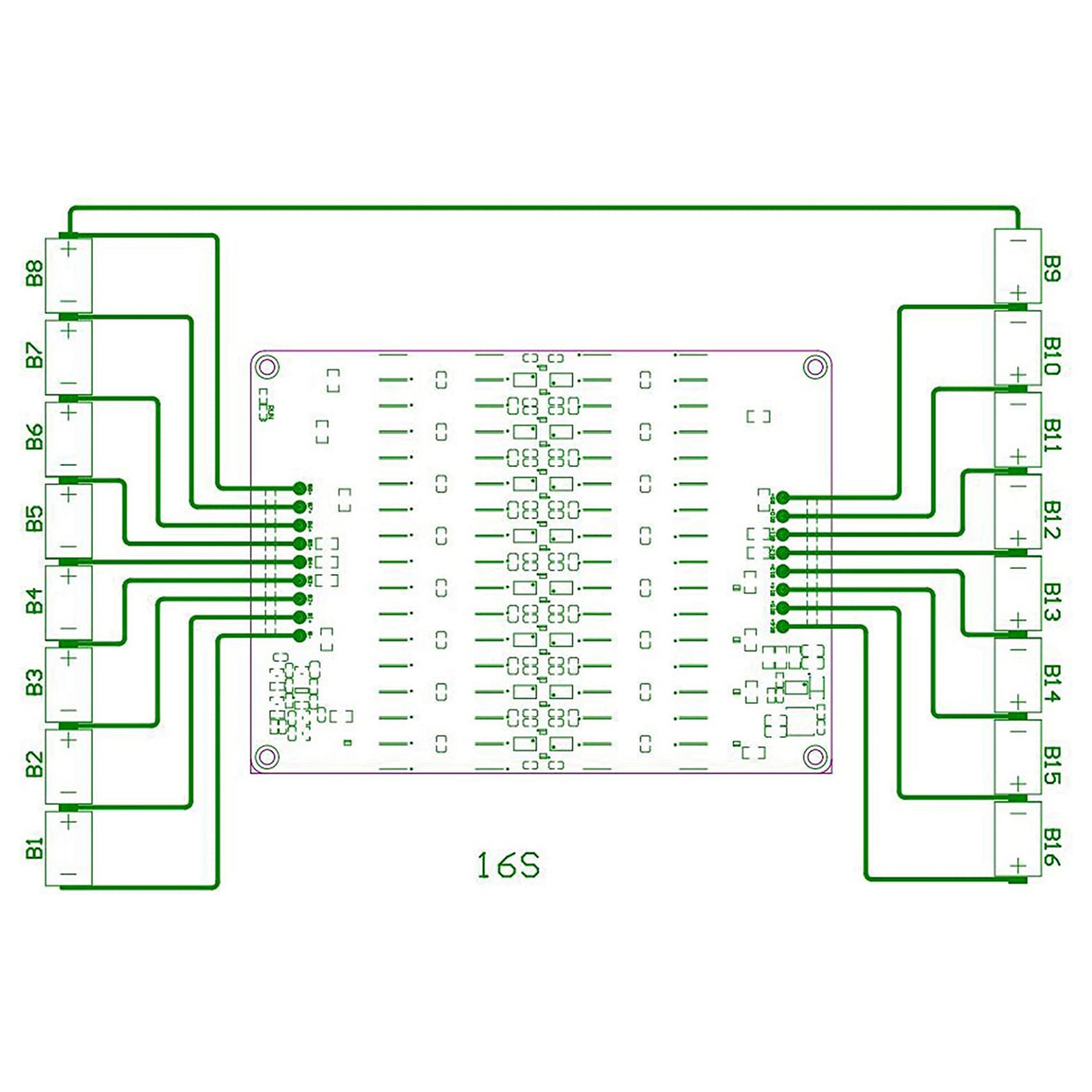 B04C-2X 12S 13S 14S 15S 16S Ég - 12S Lipo Battery Balancing Board avis et prix